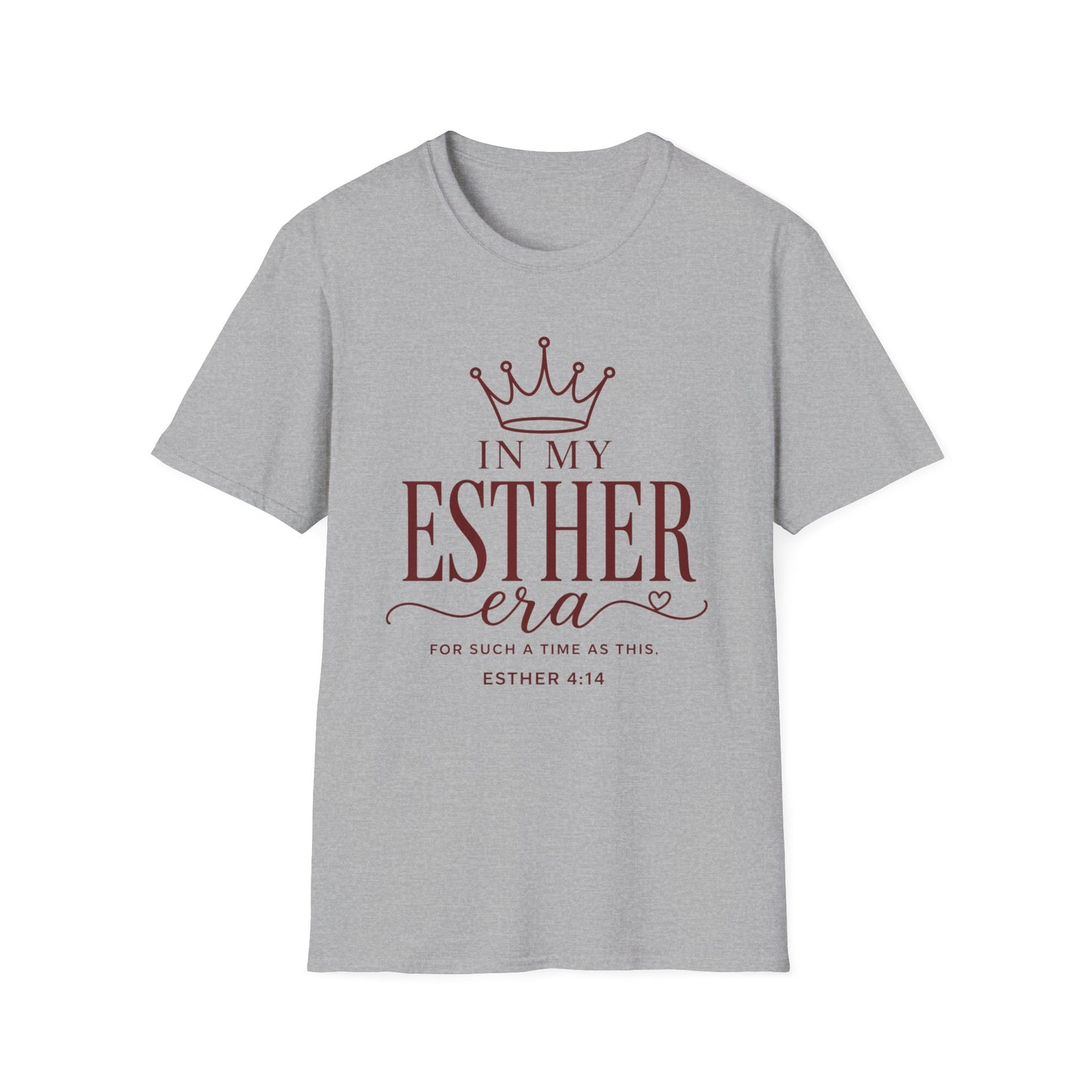 Esther Era T-Shirt — "In My Esther Era" Christian Faith Tee with Crown