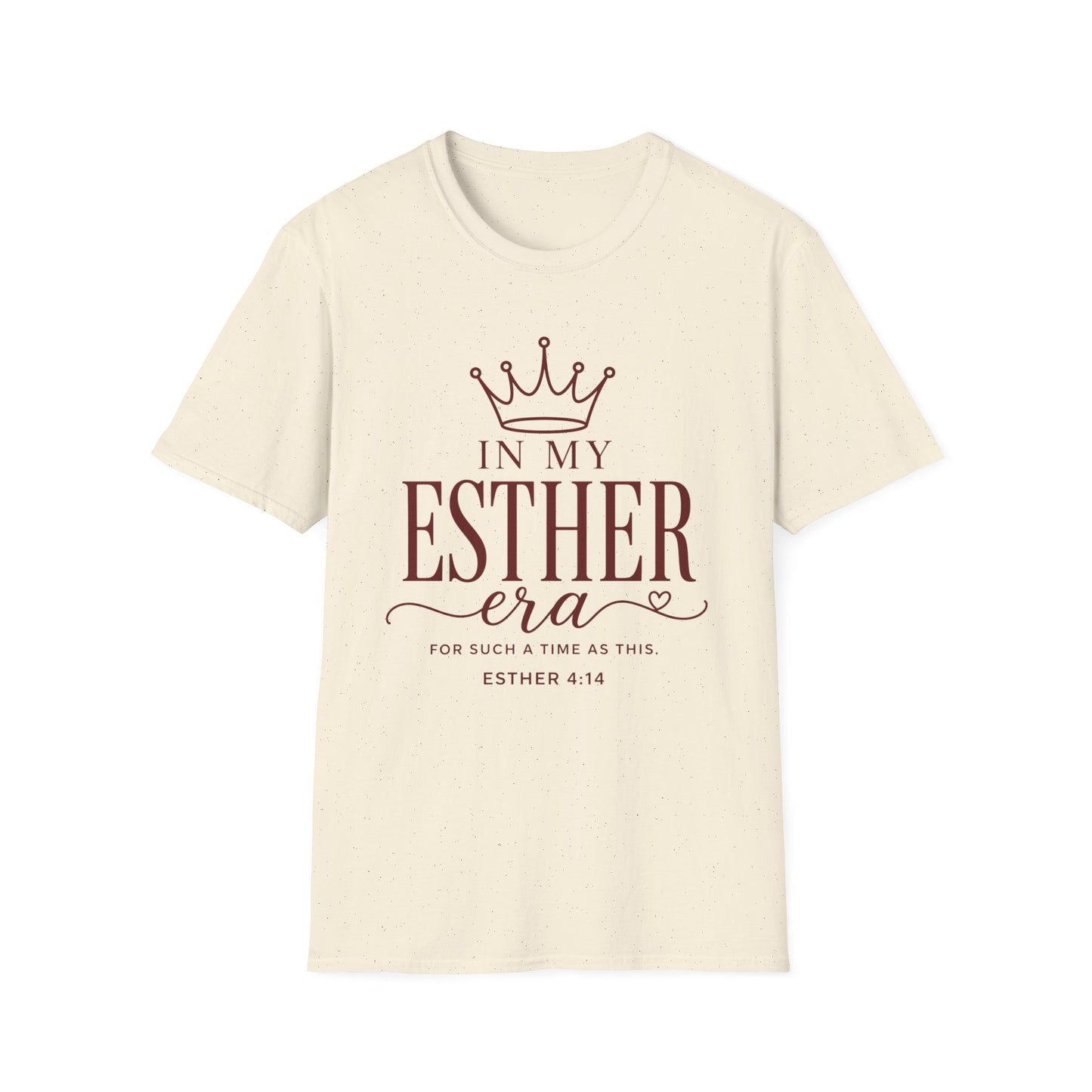 Esther Era T-Shirt — "In My Esther Era" Christian Faith Tee with Crown